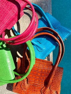 PAUL MARIUS Sacs Porté Épaule|Sacs Porté Main|Colette S Alligator Cocktail - Tourmaline