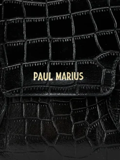 PAUL MARIUS Sacs Porté Épaule|Sacs Porté Main|Colette S Alligator - Noir De Jais