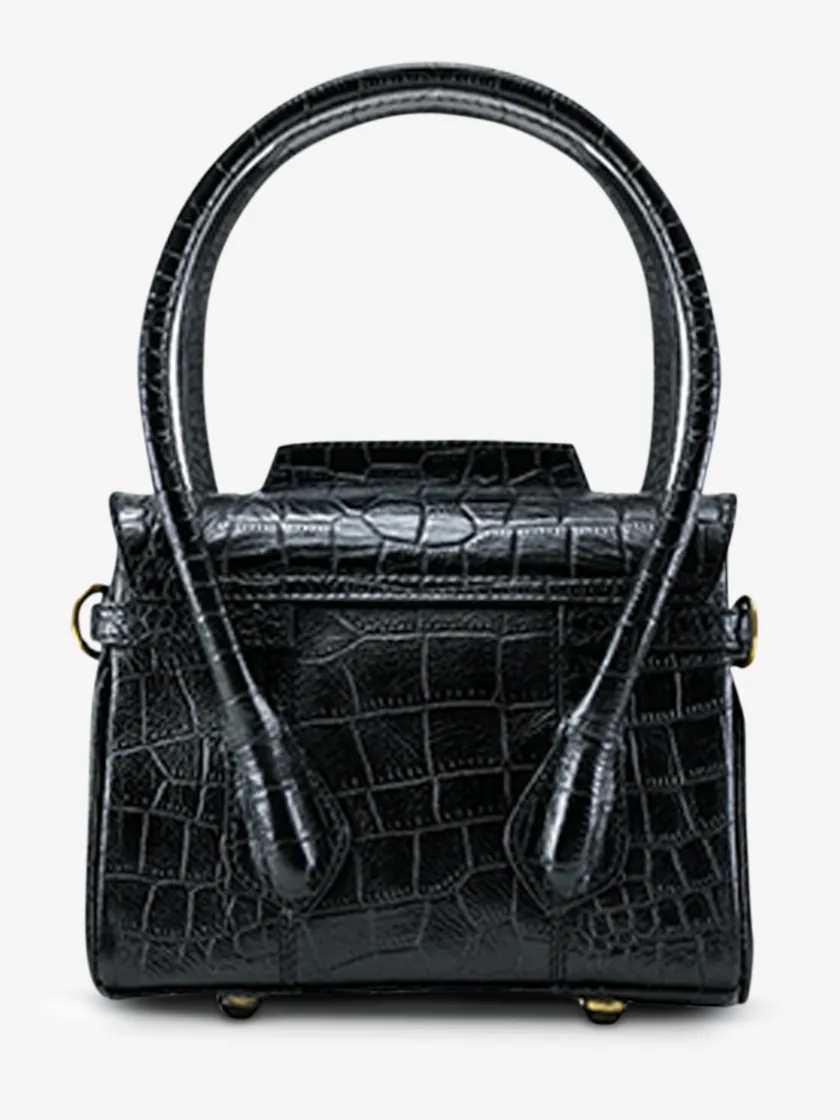 PAUL MARIUS Sacs Porté Travers|Sacs Porté Main|Colette XS Alligator - Noir De Jais