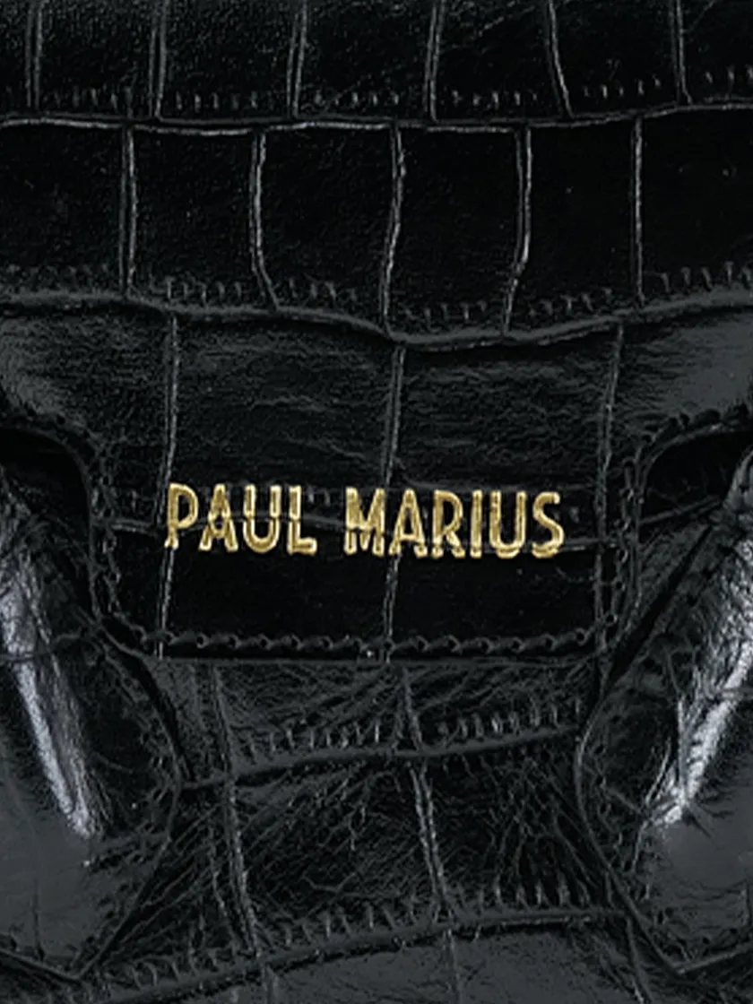 PAUL MARIUS Sacs Porté Travers|Sacs Porté Main|Colette XS Alligator - Noir De Jais