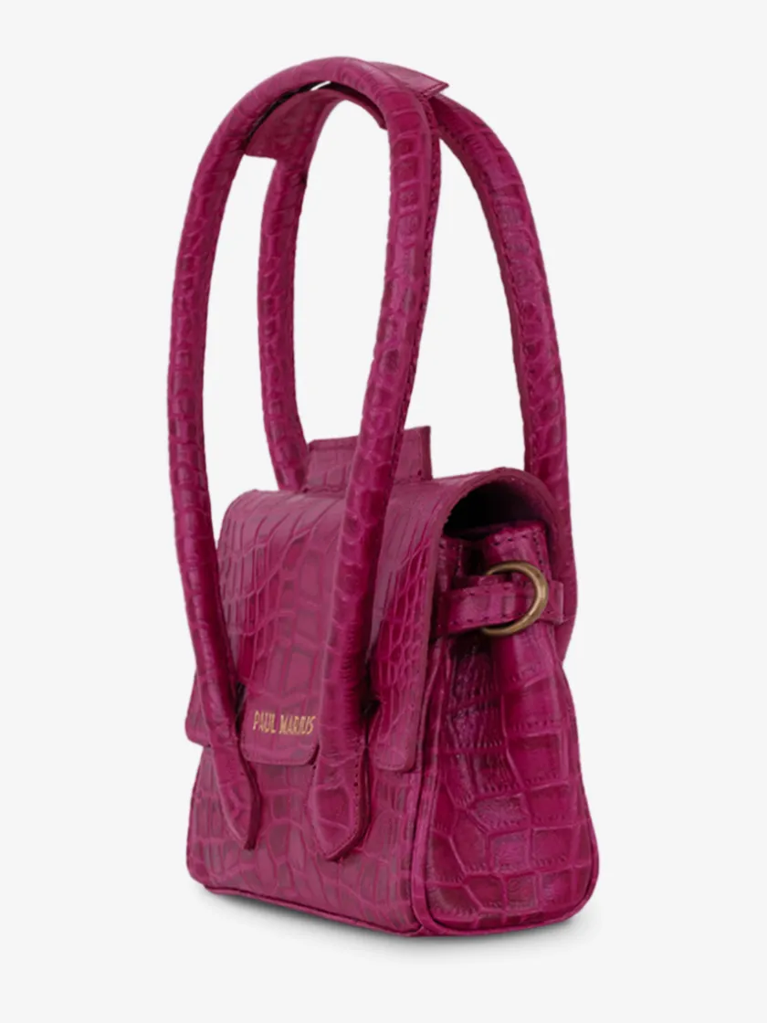 PAUL MARIUS Mini Sacs|Sacs Porté Main|Colette XS Alligator - Tourmaline