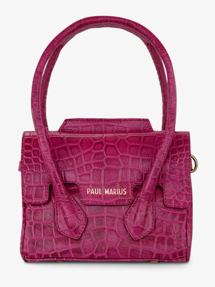 PAUL MARIUS Mini Sacs|Sacs Porté Main|Colette XS Alligator - Tourmaline