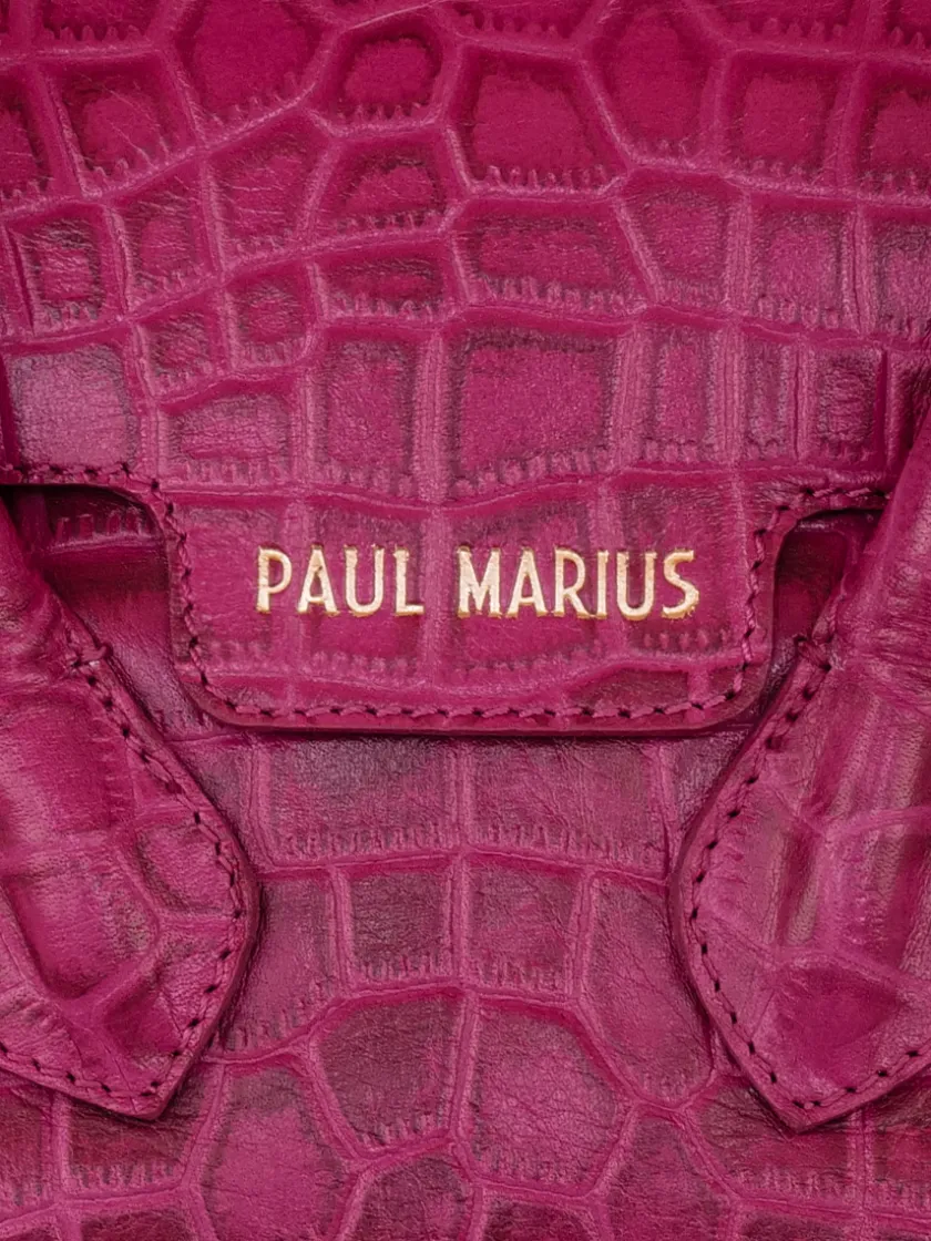 PAUL MARIUS Mini Sacs|Sacs Porté Main|Colette XS Alligator - Tourmaline