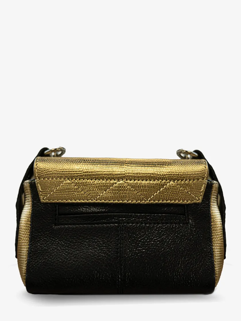 PAUL MARIUS Mini Sacs|Diane XS - Or Noir