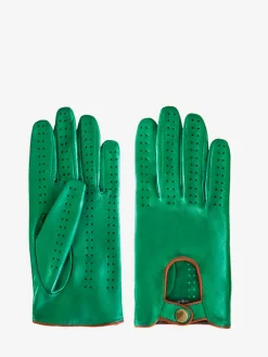 PAUL MARIUS Gants Et Mitaines|Gants Pilote Femme - Vert / Naturel