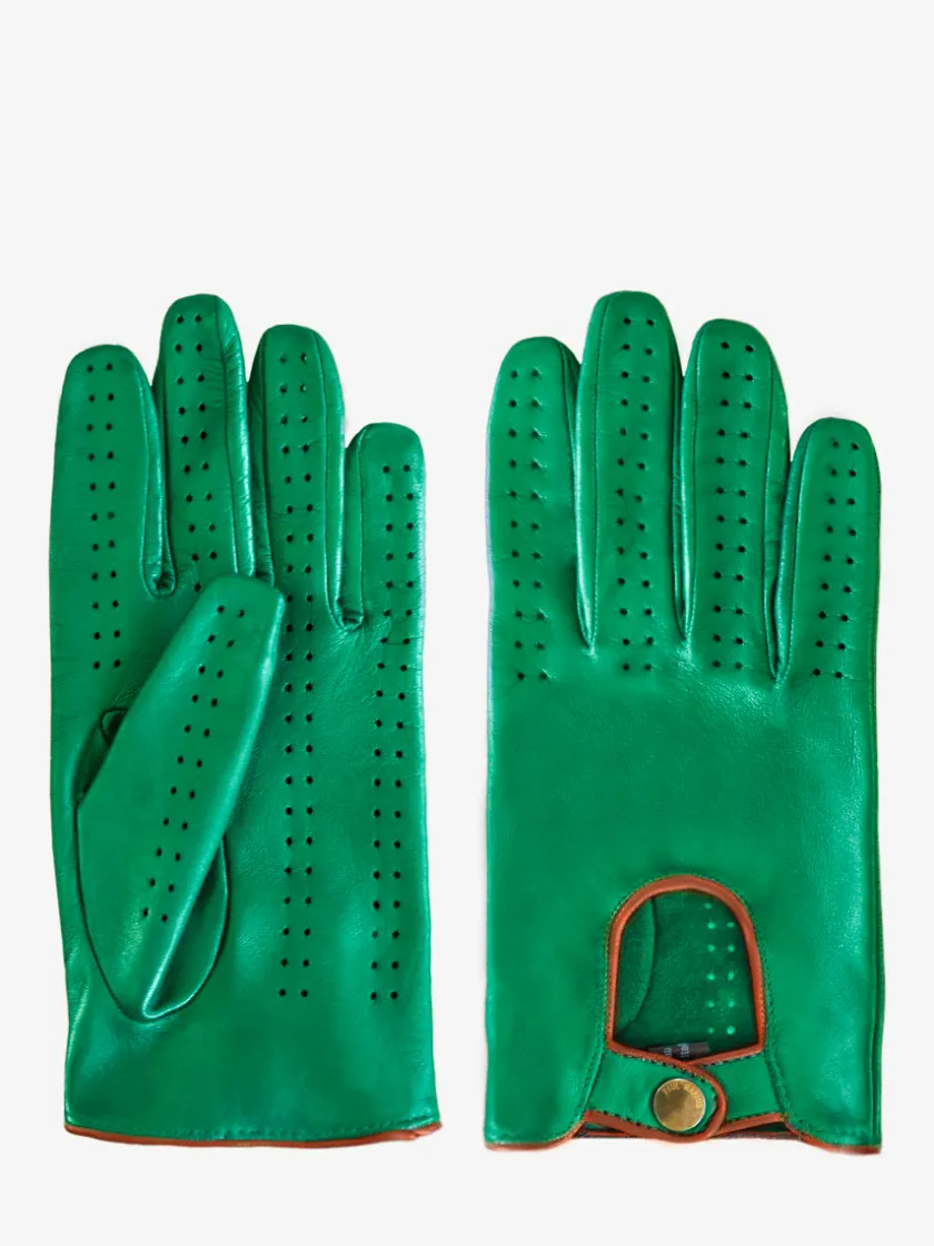 PAUL MARIUS Gants Et Mitaines|Gants Pilote Homme - Vert / Naturel