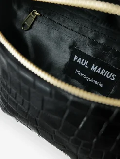 PAUL MARIUS Sacs Porté Travers|LaBanane Alligator - Noir De Jais