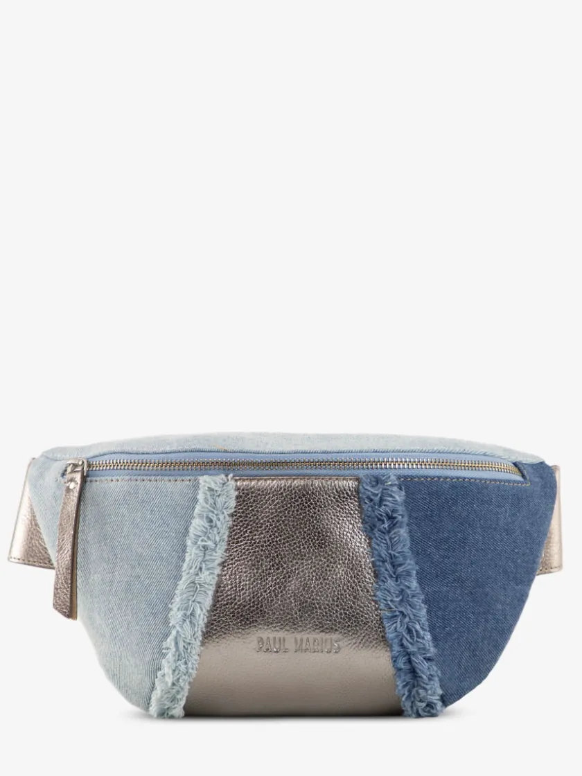 PAUL MARIUS Sacs Porté Travers|LaBanane - Denim / Acier