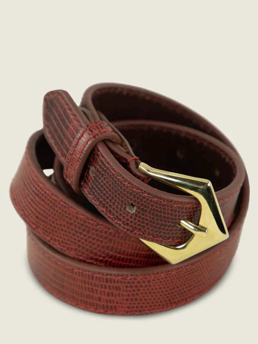 PAUL MARIUS Ceintures|LaCeinture Albane 1960 - Grenat
