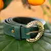 PAUL MARIUS Ceintures|LaCeinture Luna Azur - Vert Impérial
