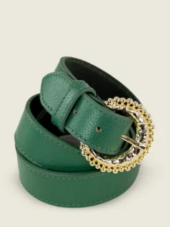 PAUL MARIUS Ceintures|LaCeinture Luna Azur - Vert Impérial