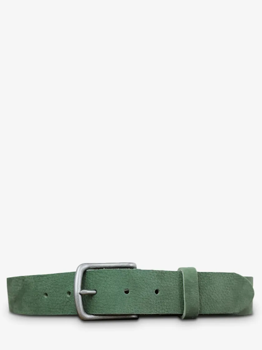 PAUL MARIUS Ceintures|Ceintures|LaCeinture Magnifique Nubuck - 35mm - Vert Amande