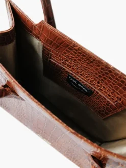 PAUL MARIUS Sacs Porté Épaule|LaFlâneuse Alligator - Ambre