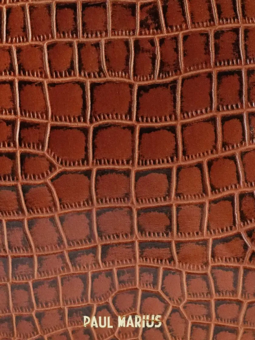 PAUL MARIUS Sacs Porté Épaule|LaFlâneuse Alligator - Ambre