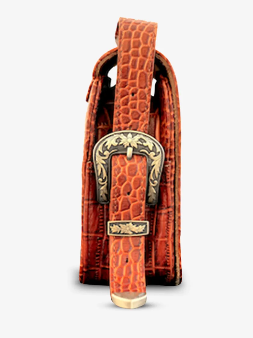 PAUL MARIUS Sacs Porté Épaule|LeBaguette Alligator Cocktail - Ambre