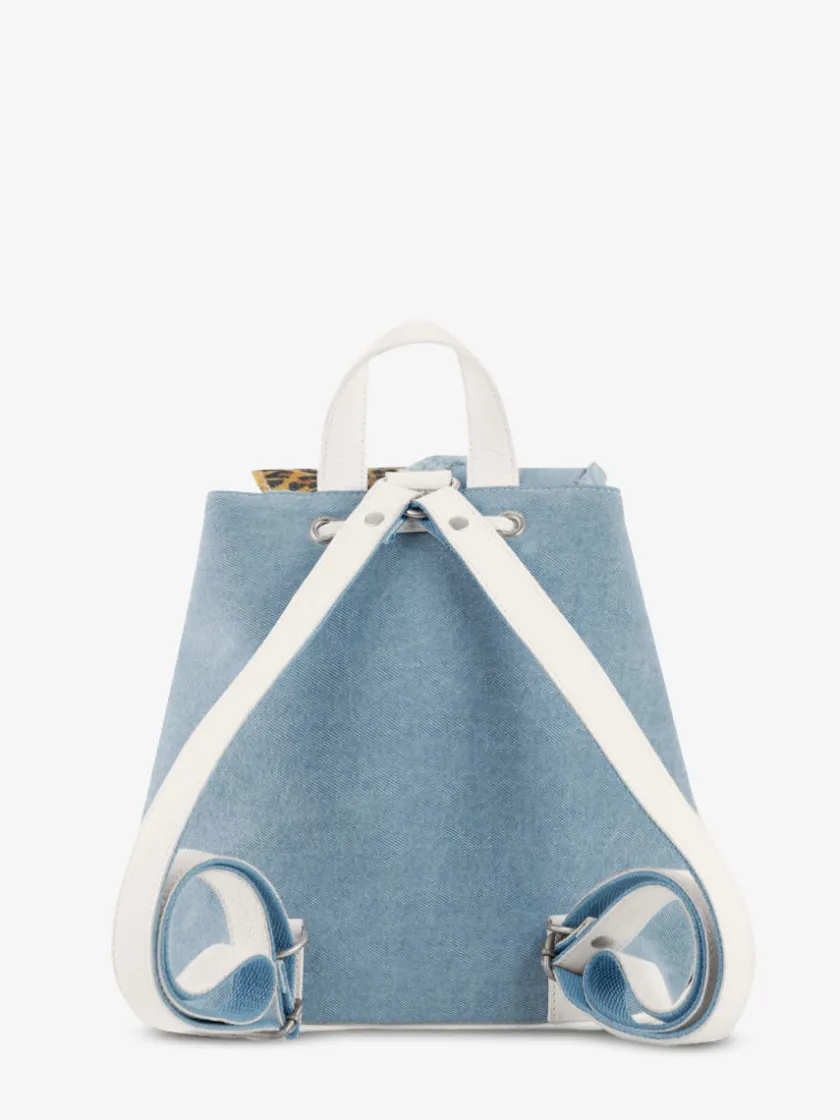 PAUL MARIUS Sacs À Dos|LeBaroudeur Chimère - Denim / Blanc