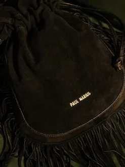 PAUL MARIUS Sacs Porté Épaule|Sacs Porté Travers|LeChamane Suédé - Noir