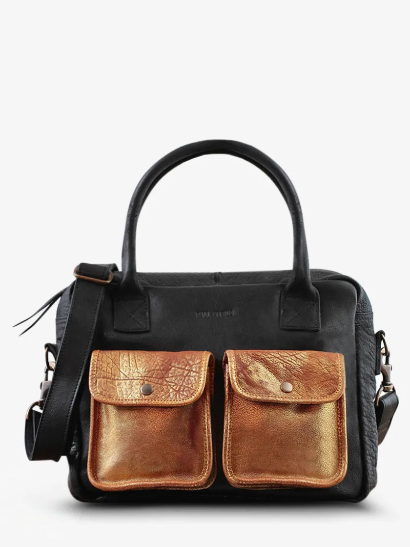 PAUL MARIUS Cartables Et Porte-Documents|Sacs Porté Épaule|LeDandy - Noir / Doré