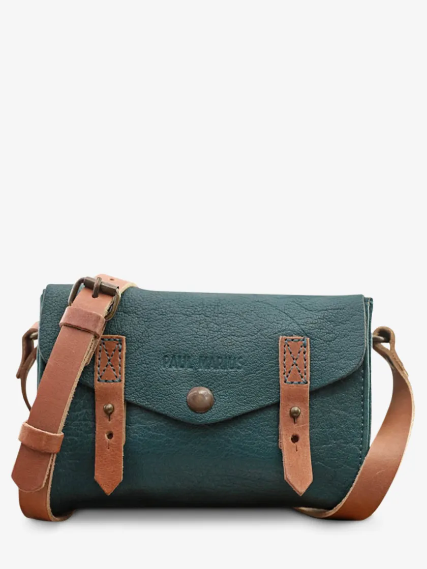PAUL MARIUS Mini Sacs|Sacs Porté Travers|LeMini Indispensable - Bleu Piscine