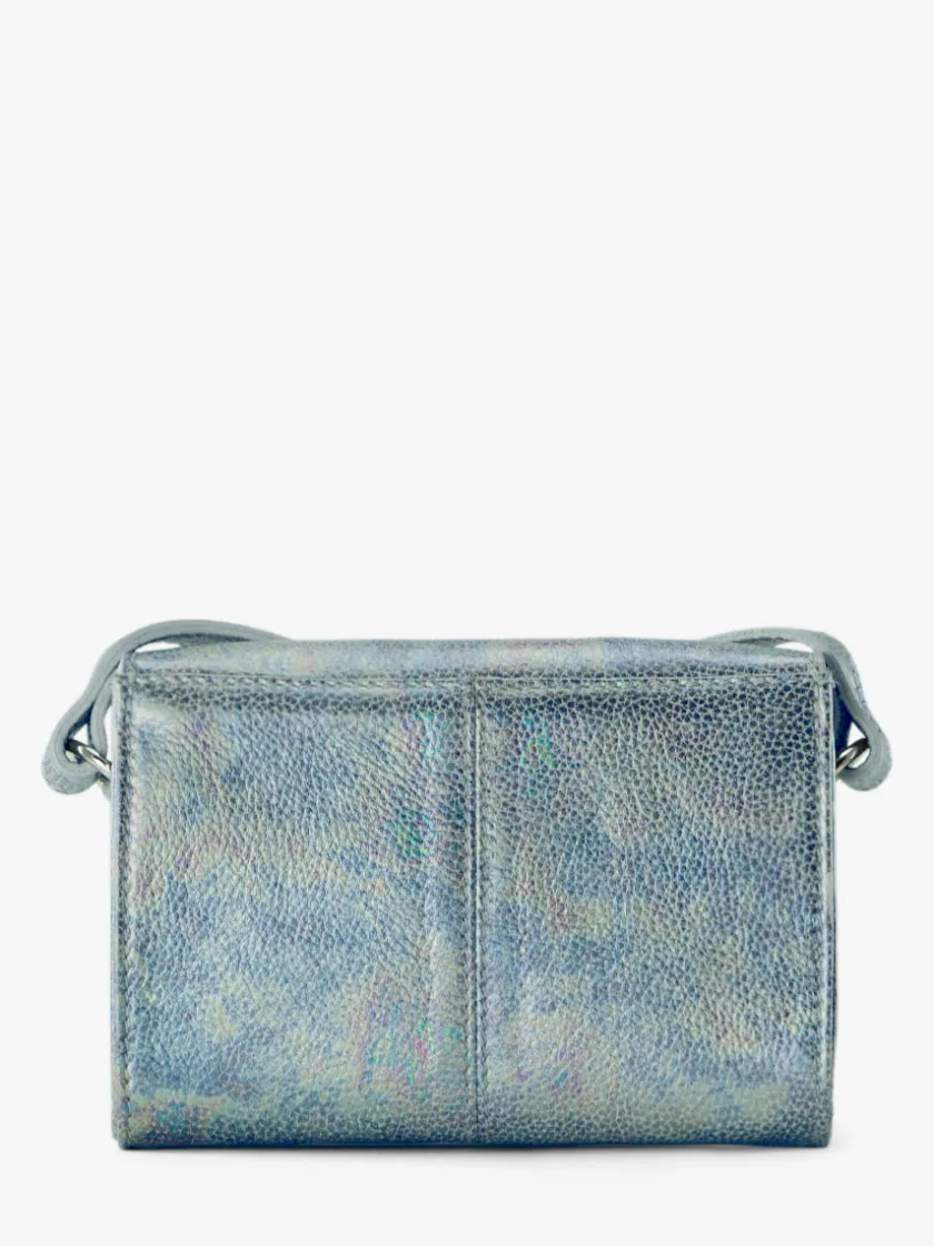 PAUL MARIUS Mini Sacs|Sacs Porté Travers|LeMini Indispensable Granite - Blanc / Holographique