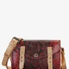 PAUL MARIUS Mini Sacs|Sacs Porté Travers|LeMini Indispensable Python - Rouge Grenat