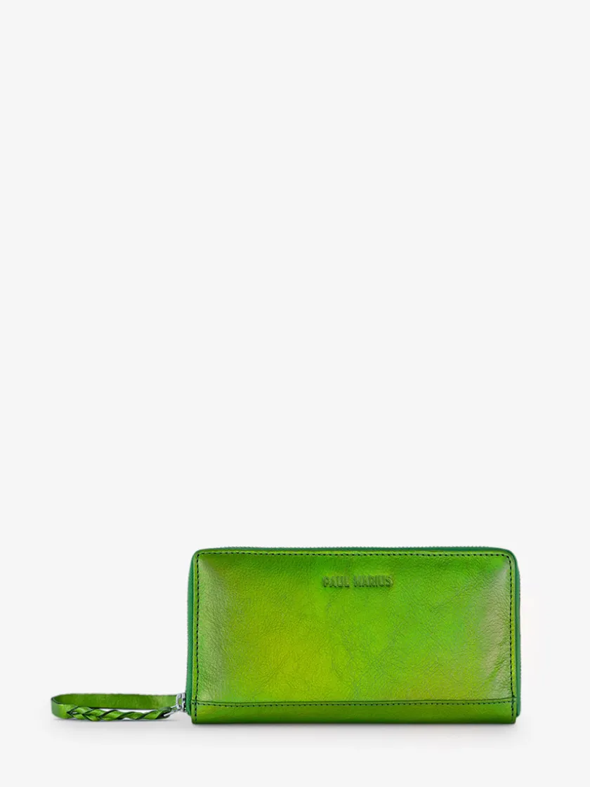 PAUL MARIUS Portefeuilles|LePortefeuille Charlotte - Absinthe