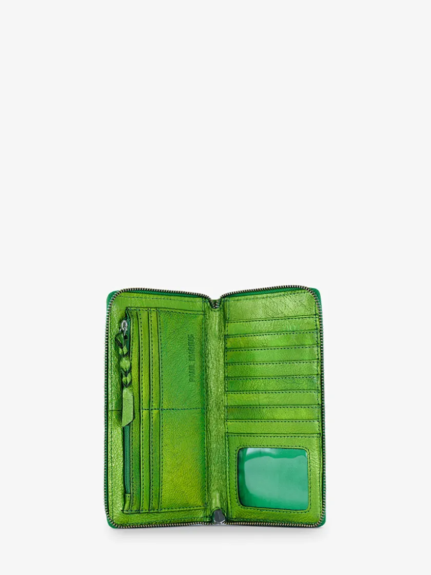 PAUL MARIUS Portefeuilles|LePortefeuille Charlotte - Absinthe