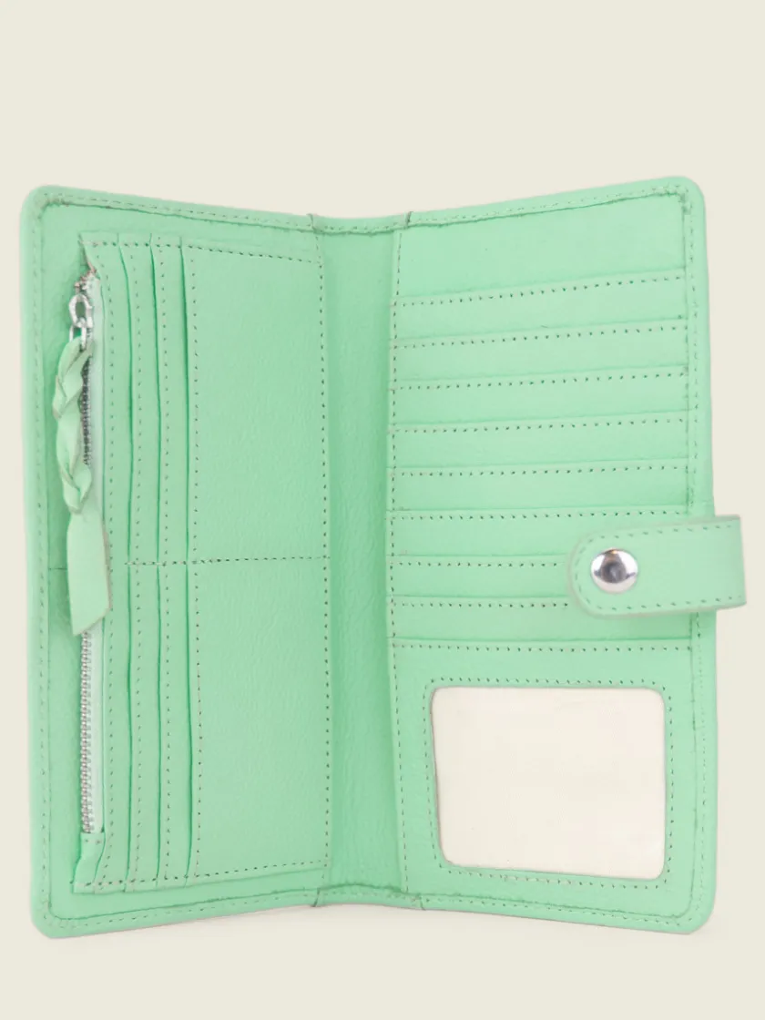 PAUL MARIUS Portefeuilles|LePortefeuille Charlotte N°2 Pastel - Menthe