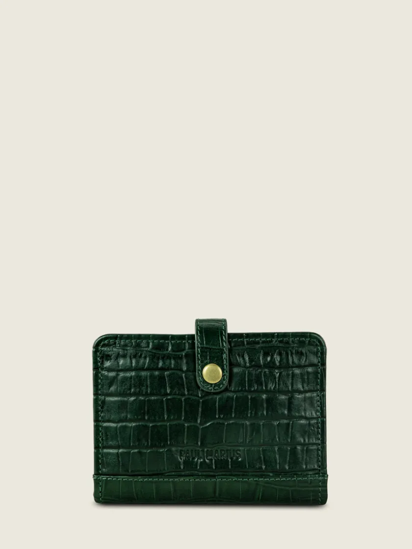 PAUL MARIUS Porte-Cartes|Porte-Monnaie|LePortefeuille Jeanne Héritage - Malachite