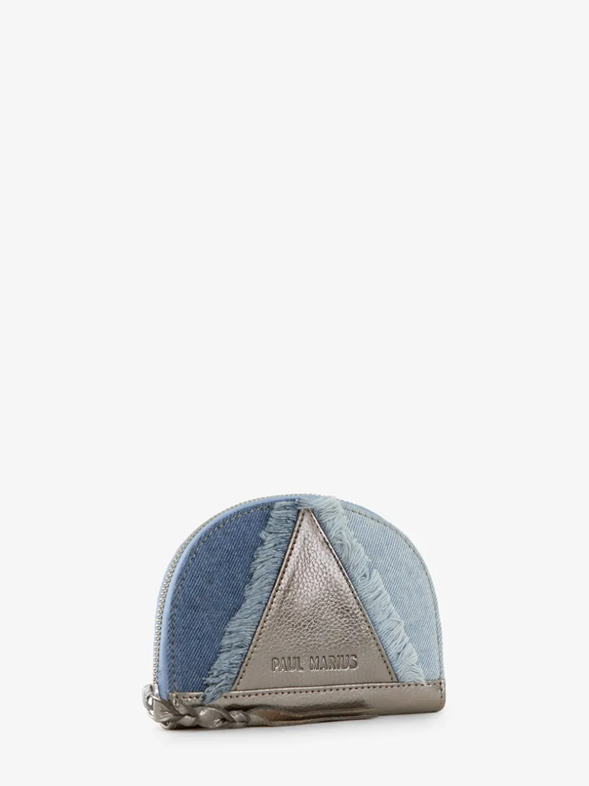 PAUL MARIUS Portefeuilles|LePortefeuille Manon - Denim / Acier