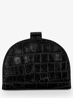 PAUL MARIUS Portefeuilles|LePortefeuille Manon N°2 Alligator - Noir De Jais