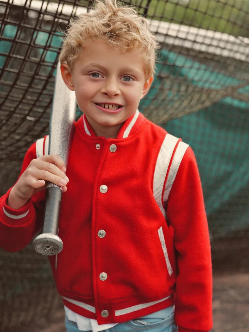 PAUL MARIUS Teddy|LeTeddy 50's Enfant Rouge Écarlate