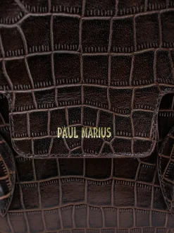 PAUL MARIUS Sacs Porté Épaule|Madeleine Alligator - Œil De Tigre