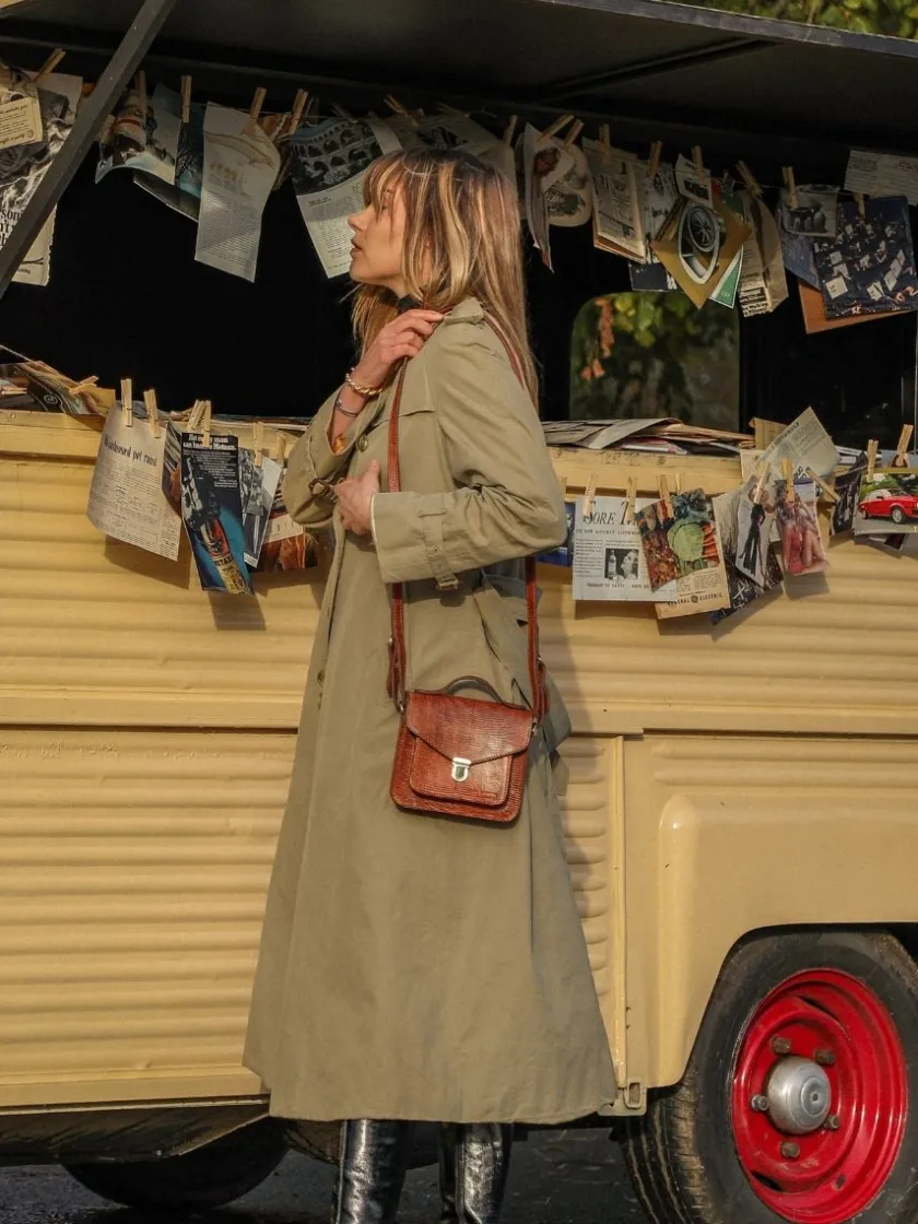 PAUL MARIUS Mini Sacs|Sacs Porté Main|Mademoiselle George XS 1960 - Ambre