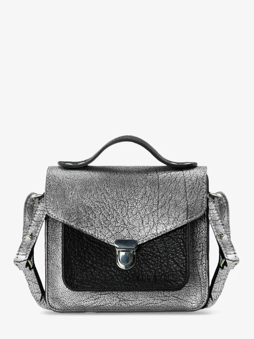 PAUL MARIUS Mini Sacs|Sacs Porté Main|Mademoiselle George XS - Argenté / Noir