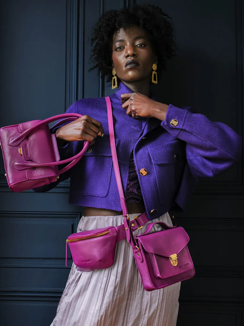 PAUL MARIUS Sacs Porté Main|Mademoiselle George XS Art Déco - Zinzolin
