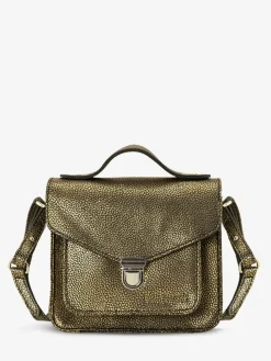 PAUL MARIUS Mini Sacs|Sacs Porté Main|Mademoiselle George XS Granite - Noir / Doré