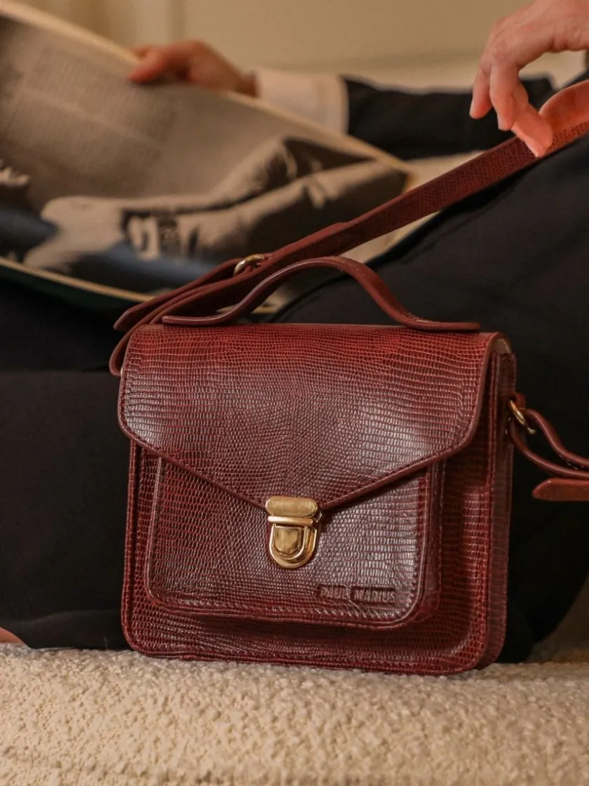 PAUL MARIUS Mini Sacs|Sacs Porté Main|Mademoiselle George XS 1960 - Grenat