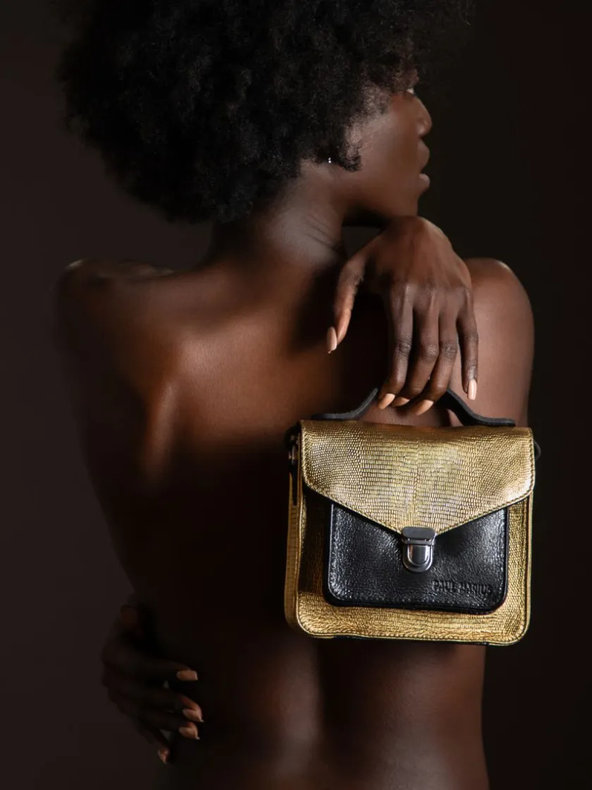 PAUL MARIUS Sacs Porté Main|Mademoiselle George XS - Or Noir