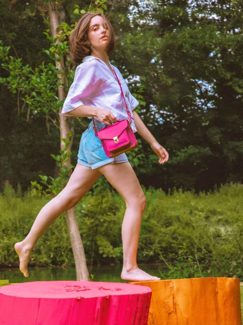 PAUL MARIUS Mini Sacs|Sacs Porté Main|Mademoiselle George XS Sorbet - Framboise