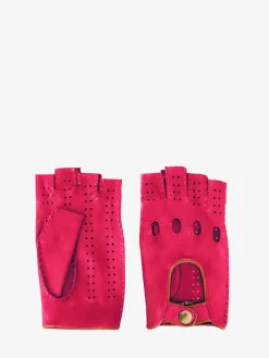 PAUL MARIUS Gants Et Mitaines|Mitaine Pilote Femme - Fuchsia / Naturel