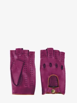 PAUL MARIUS Gants Et Mitaines|Mitaines Pilote Femme - Zinzolin / Naturel