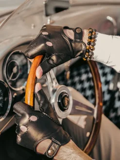 PAUL MARIUS Gants Et Mitaines|Mitaines Pilote Noir - Homme