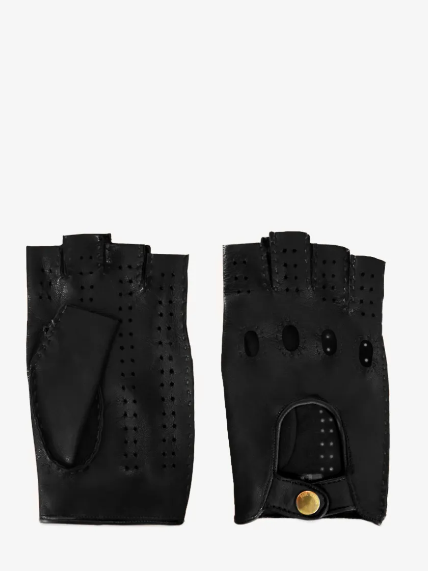 PAUL MARIUS Gants Et Mitaines|Mitaines Pilote Noir - Homme