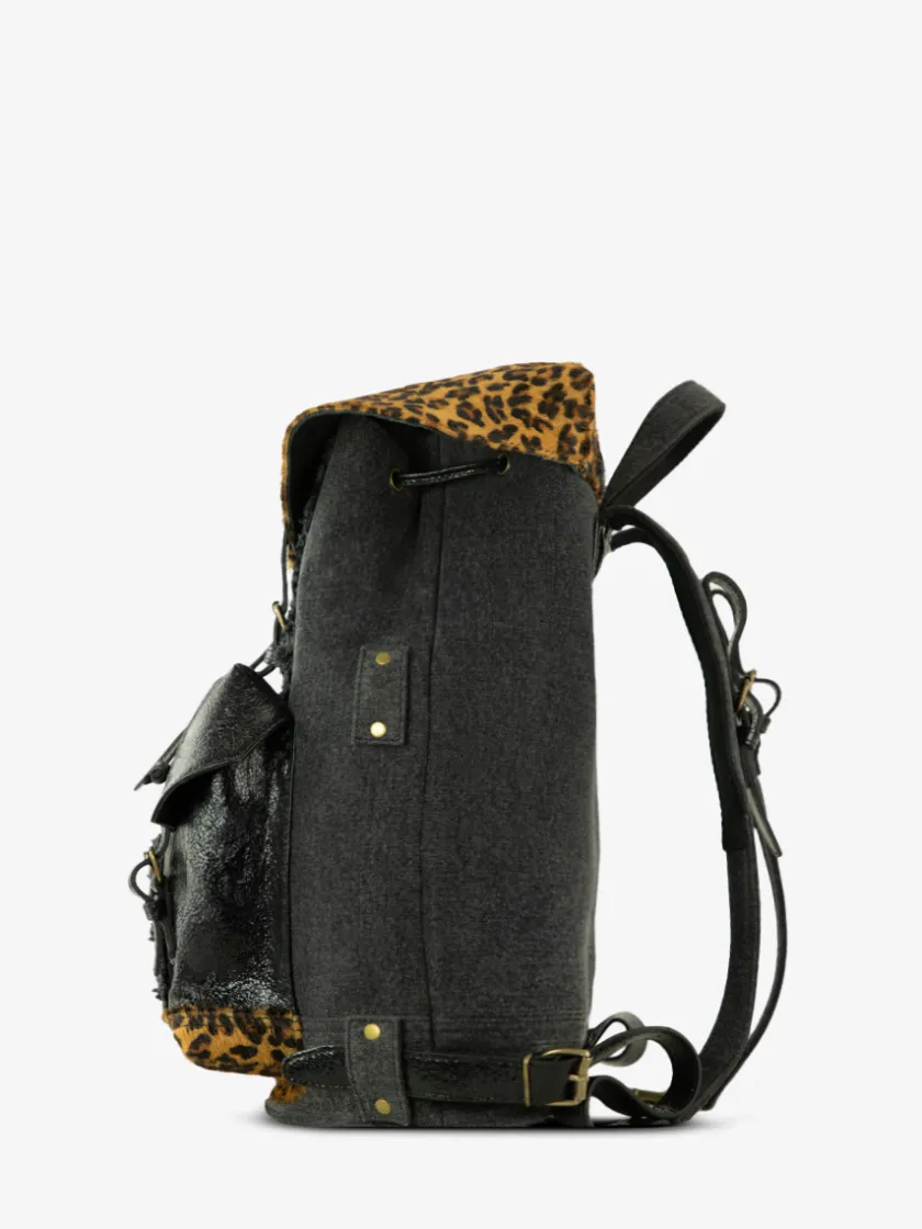 PAUL MARIUS Sacs À Dos|Sacs À Dos|MonLégionnaire Chimère - Denim / Noir