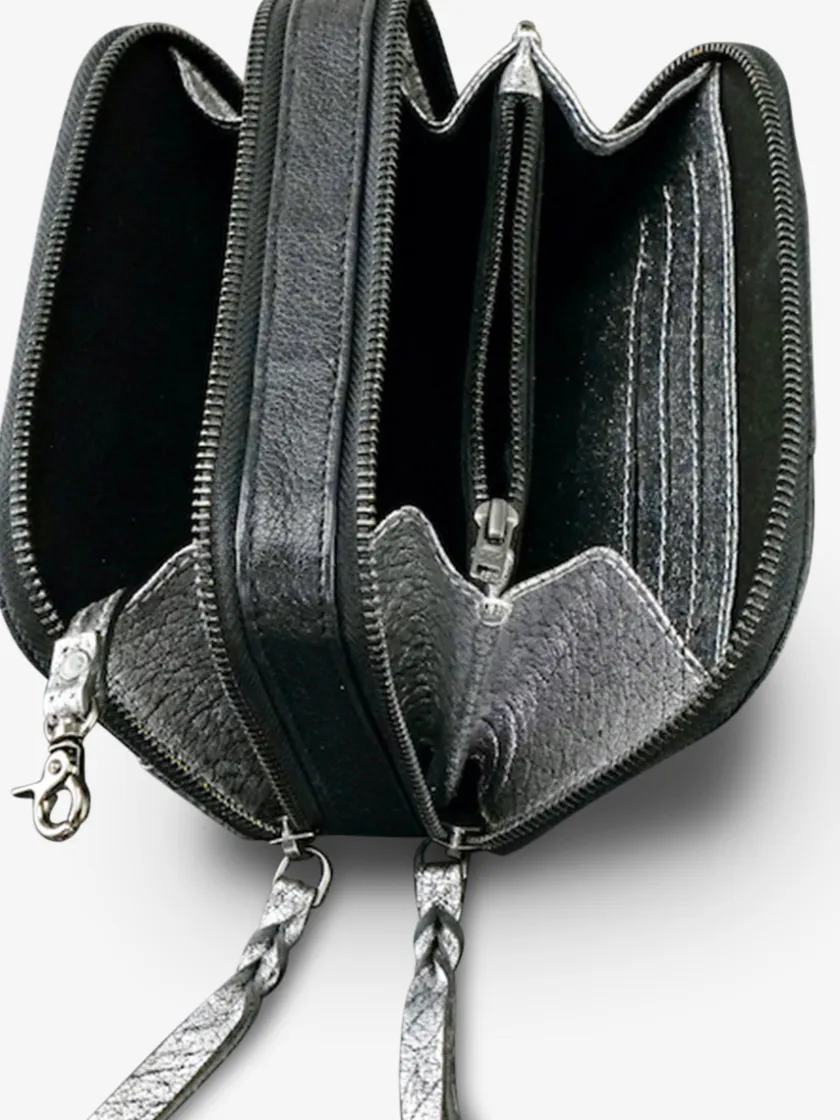 PAUL MARIUS Mini Sacs|Paula - Argenté / Noir