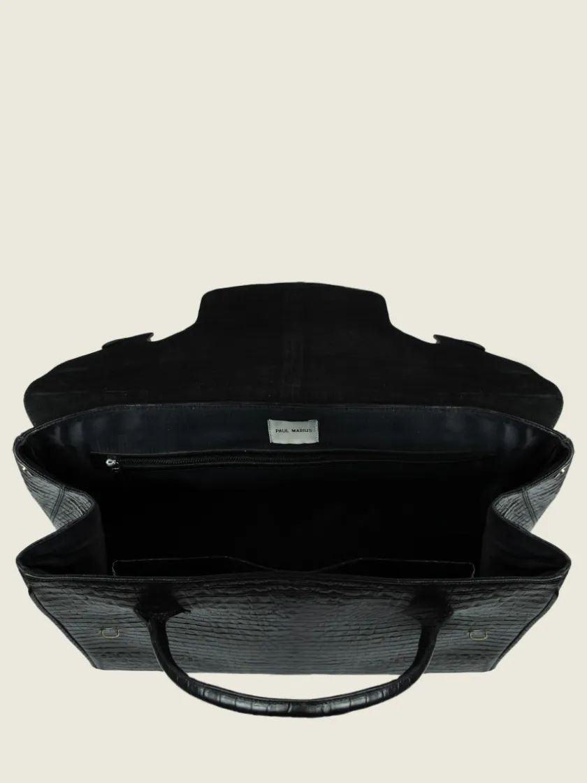 PAUL MARIUS Sacs De Voyage|Sacs De Voyage|Rouen-Delhi Héritage - Noir De Jais